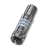 Wentronic Sat-Dämpfungsglied 12dB, F-Stecker auf F-Buchse, Frequenzbereich 5-2300 MHz