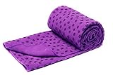 voidbiov Quick Dry rutschfeste Yoga Handtücher (6 Farben) mit Mesh-Tragetasche, extra lang (62 x 183 cm/62 x 182,9 cm) Dot Grip Bikram Yoga