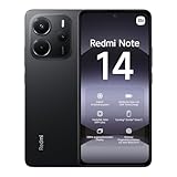 Xiaomi Redmi Note 14 Smartphone, 8 + 128GB, Black, 108MP AI-Kamerasystem, 5500mAh Akku, 120Hz Augenschutzdisplay, AI-Funktionen (kein Ladegerät enthalten)
