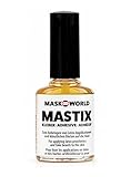 Mastix Hautkleber Pinselflasche 10ml - Kleber für falsche Bärte, Haare, Elfen-Ohren - Theater, Film, Make-Up Artists, LARP, Halloween