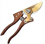 Gartenschere,Pflanzenschere aus japanischem SK5-Stahl,Garden Shears für die Gartenarbeit Heavy Duty,Trauben Kräuter Rose Blume Bäume Gras Schere,Professional Pruning Shears