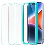ESR für iPhone 14 Plus und iPhone 13 Pro Max für Panzerglas, 3 Stück, Schutzfolie praktischer Ausrichtrahmen, Militärnorm Schutz, sehr robust, kratzfest