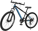 26 Zoll Mountainbike, 21 Gang Fahrrad Alu Herrenfahrrad Jungenfahrrad Kinder Rad mit Scheibenbrem Fully MTB für Jungen, Mädchen, Damen & Herren