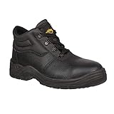 Iron Mountain IMBT227 Unisex wasserdichte Arbeits- und Utility-Sicherheitsstiefel, Schwarz, EU 45