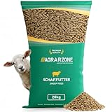Agrarzone Schaffutter Ziegenfutter Pellets 20 kg - Österreichisches Kraftfutter ohne Gentechnik - Futter für Schafe & Ziegen - AMA-Gütesiegel & Mehrfach gereinigt