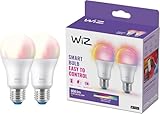 WiZ A60 E27 Tunable White & Color 60W Doppelpack, TESTSIEGER...