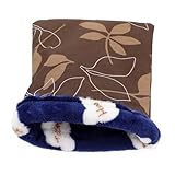 Milisten Haustier Schlafsack für Kleine Warmer Schlafsack für Hamster Meerschweinchen Co Kuschelhöhle Zufällige Bequemes Nest für Haustiere