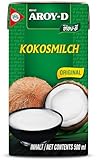 Aroy-D Kokosnussmilch – Kokosmilch zum Kochen und Backen – Ideal für Desserts, Suppen, Smoothies und Cocktails – 1 x 500 ml