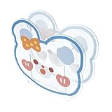DIYEAH Kawaii Stifthalter aus Niedlicher Schreibtisch Organizer für Stifte und Pinsel Transparent für Make Up und Bürobedarf
