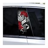 2 Stücke Engel Kreuz Aufkleber Auto Säule Aufkleber Gott Christentum Auto Styling Dekoration Aufkleber DIY