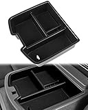 LUJUNTEC Mittelkonsolen-Organizer-Tablett, kompatibel mit 2007–2014, für GMC für Sierra, Yukon, Chevrolet, Silverado 1500, 2500, für Lawine, Tahoe, Suburban 1500