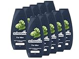 Schauma Schwarzkopf Shampoo For Men (10x 400 ml), kräftigendes Herren Shampoo sorgt für gekräftigtes Haar und pflegt die Haarstruktur, Haarshampoo perfekt für normales Haar