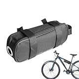 Bag-E-Bike Lenktasche 27 cm Oxford Fahrradtasche Wasserdicht Fahrrad zur Aufbewahrung von E-Bike Zubehör ohne Werkzeug | Praktische Transportlösung für Büroreisen im Camp