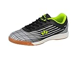 Lico Rockfield Herren Hallenturnschuh, Schwarz/ Grau/ Lemon, 43 EU