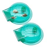 Schneckenfalle Aquarium,2X Kunststoff Aquarium Schnecken Entfernen,Aquariums Schneckenschutz Schneckenfänger,visueller Planaria -Falle Für Fischtank,Schnecke Zubehör Reinigungswerkzeug