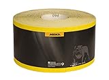 Mirka Yellow Schleifpapier Schleifrolle / 115mm x 50m / P120 / Schleifen von Hartholz, Weichholz, Farbe, Spachtel, Kunststoff / 1 Rolle