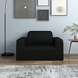RAUGAJ Furniture Home Tools Stretchhusse, Polyester, Jersey, Schwarz
