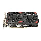 Pissente RX 580 Grafikkarte 8 GB GDDR5 256 Bit, 2 Lüfter 16 PCI Express 3.0 Unterstützt 8K für Home-Office-Gaming