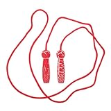 BESTonZON Springseil mit Verstellbarem Robustem Holzgriff Elastischem Verschleißfestem Seil für Fitness Sport und Ausdauertraining für Kindergarten und Outdoor Übungen