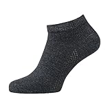 Nur Der Bambus Sneaker Socken besonders weich & atmungsaktiv Bambussocken optimales Fußklima Herren, anthrazitmel., 43/46