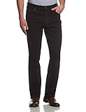 Wrangler Herren Texas Tonal Straight Jeans, Black Overdye, 44W / 32L