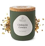 POTLUCK | Glühwein Gewürz | Gewürzzubereitung im Keramiktopf | 65g | Vegan, glutenfrei und mit natürlichen Inhaltsstoffen