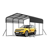 FIVMEN Carport Auto Metall 300x450 cm Überdachung...