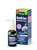 Kneipp Baldrian Gute Nacht Spray - mit Cannabis Sativa Öl - Orangen-Geschmack - 30ml