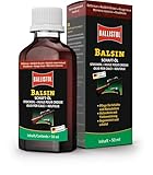 BALLISTOL 23060 Balsin Schaft-Öl rotbraun 50ml Flasche - Holzschutz gegen Regen, Nässe, Fäulnis und Schimmel
