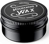 Charlemagne Moustache Wax - Schnurrbart- und Bartwachs - Bartwichse mit echtem Bienenwachs - Bart-Styling Wax & Bartfestiger für starken Halt