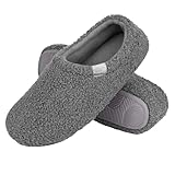 Plüsch Pantoffeln Damen - Slipper Damen Weiß 36 Hausschuhe Drinnen Und Draußen Winterschuhe Freizeit Schlappen Baumwolle Slippers Unisex Filzpantoffeln Warme Filzhausschuhe Rutschfest Pantoletten