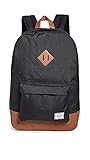 Herschel Retreat Classics Rucksack Unisex, Black/Tan Synthetic Leather Backpack, Einheitsgröße