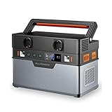 ALLPOWERS Tragbare Powerstation 606Wh/164000mAh Hochleistungsbatterie Solar Generator 700W Batterie Mobiler Stromspeicher für Draussen Garten Party Reise Camping Wohnmobil Notfall Power Station