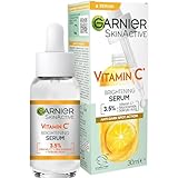 Garnier SkinActive Serum gegen dunkle Flecken, Gesichtsserum mit Vitamin C für jede Haut, Anti-Dark Spot Serum, 1 x 30 ml