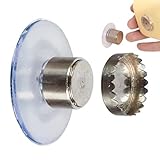 Magnetischer Seifenhalter, magnetischer Seifenhalter zur Wandmontage, Seifenhalter mit Saugnapf für Badezimmer, Seifenhalter mit Saugnapf an der Wand montiert, Seifenablage ohne P