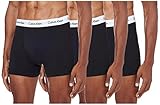 Calvin Klein Herren 3er Pack Boxershorts Trunks Baumwolle...