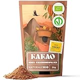 NaturaleBio Kakao Pulver Bio 1 Kg. Organic Cacao Powder....