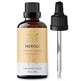 AVD ORGANICS Ätherisches Neroliöl 30 ml – Rein, natürlich und unverdünnt – Verwendung in Aromatherapie-Diffusoren zur Stimmungsaufhellung – 1 fl. Unze. Oz