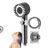 Duschkopf mit Filter: Hochdruck-Duschkopf mit Filter, Handbrause mit mehreren Sprühmodi und Ein-/Ausschalter für Haustierbäder