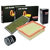 KAMOKA Pollenfilter + Luftfilter + Ölfilter-Set passend für ACE 4