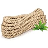 ABIO Juteseil 10mm 5m Tau Seil 100% Natur Hanfseil Kordel...