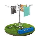 BERGER Super Pop Up Wäschespinne & Sat-Stativ | wetterfest...