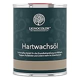 Lignocolor Hartwachsöl (1 L, Farblos seidenglänzend) Holzöl für den Innenbereich – viele Farbtöne verfügbar