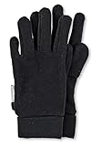 Sterntaler Unisex Kinder Fingerhandschuhe aus Microfleece, mit Elastischem Bündchen Handschuhe, Schwarz, 3