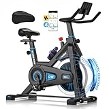 DMASUN Heimtrainer Fahrrad mit Magnetischem Widerstand, Leises Hometrainer Fahrrad, App Kompatibel mit Kinomap, Ergometer Heimtrainer für Kardio-Training zu Hause, Bis 160 Kg Belastbar