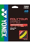 YONEX Unisex – Erwachsene Poly Tour Pro Saitenset 12m-Gelb Tennissaite, 1.25