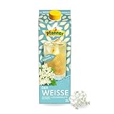 Pfanner Der Weiße Zitrone-Holunderblüte Eistee – 2 l Packung - direkt aufgebrühter Tee mit Zitronensaft