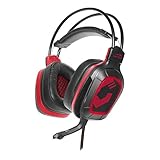 Speedlink DRAZE Gaming Headset - Gaming-Headset für den PC mit LED Beleuchtung, USB- und Klinkenstecker, schwarz