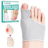 Hallux Valgus Socken, Hallux Valgus Korrektur, Großer Zeh Bandage Korrektur, Hallux Valgus Zehenspreizer Korrektur, Hallux Valgus Bandage mit Silikonpads für Männer und Frauen (37-43 M, Grau)