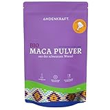 Andenkraft MACA PULVER - SCHWARZ - 900g - Ideal bei empfindlichen Magen - Für mehr Vitalität im Alltag - Das Original aus Peru – 3 Monatspackung